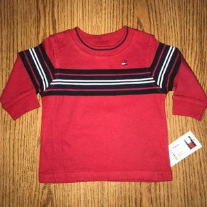 Tommy Hilfiger l/s top 3-6 months NWT
